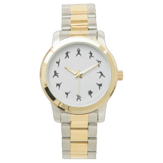 Relógio Karato de Artes Marciais (Cinza Negra)