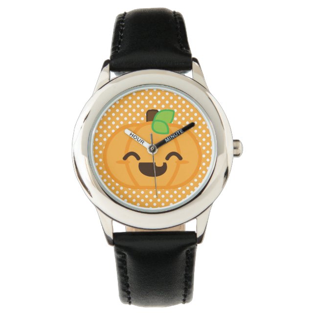 Relógio Kawaii Jack O Lanterna Pumpkin Watch (Frente)