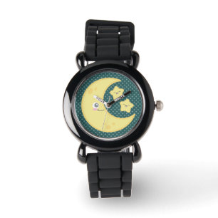 Relógio Kawaii Moon e Stars Watch