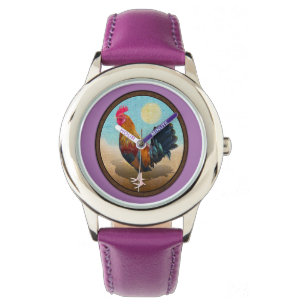 Relógio Key West - Vintage Oval do Gypsy Rooster