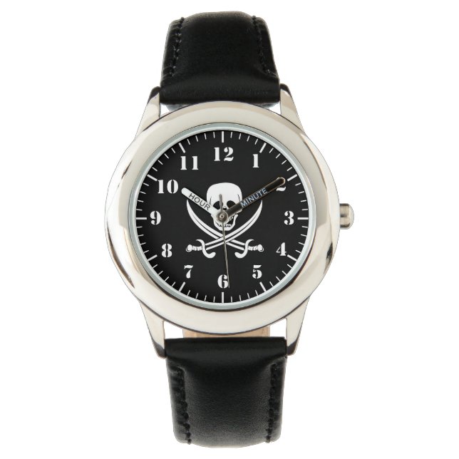 Relógio Kids Classic Watch-Pirate Skull (Frente)
