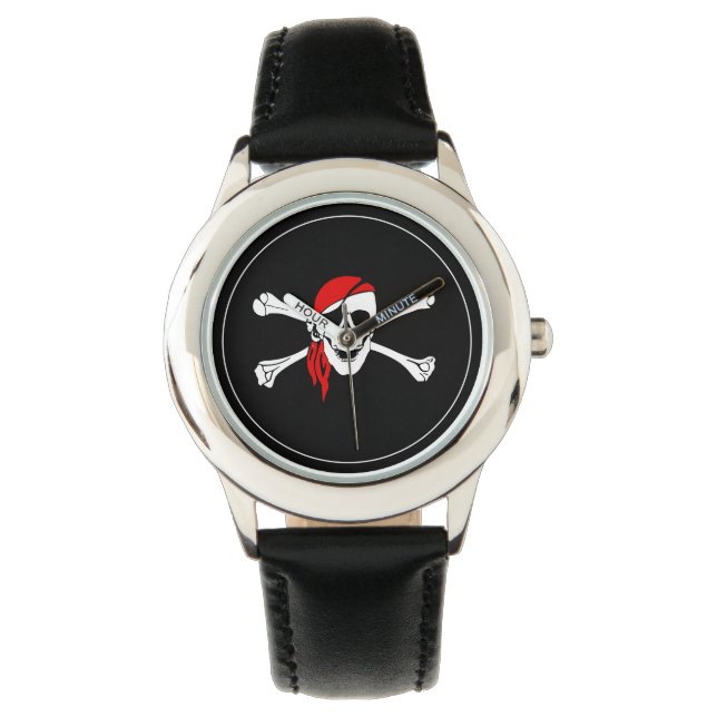 Relógio Kids Classic Watch-Pirate Skull (Frente)