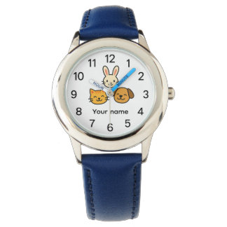 Relógio Kids Watch - design de Bichos de Cartoon Bonitos