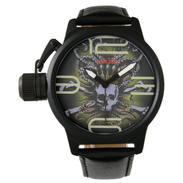 Relógio King Squid Skull Carpe Diem Watch (Frente)