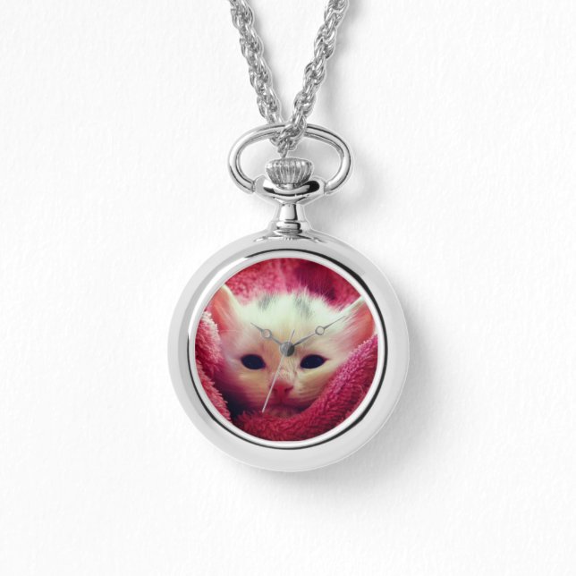 Relógio Kitten Watch Necklace (Frente)