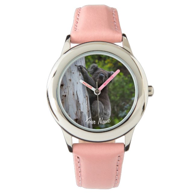 Relógio Koala Escalbing Tree Austrália (Frente)