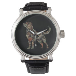 Relógio Labrador Retriever Watch, Camo Watch Men