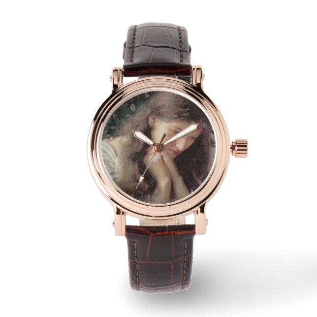 Relógio Lágrimas Incultas (Bela Mulher em Lágrimas) (Frente)