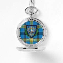 Relógio Laing Scottish Clan Tartan & Crest