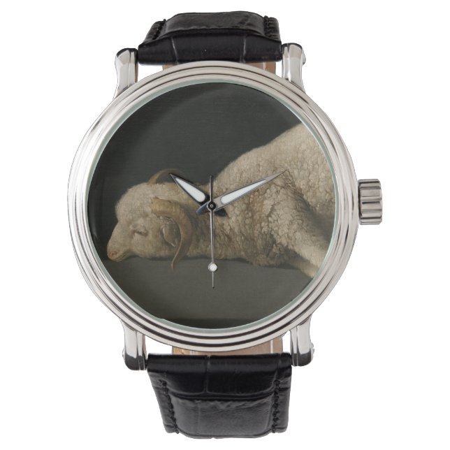 Relógio Lamb de Deus (Agnus Dei) (Animais Sacrificados) (Frente)