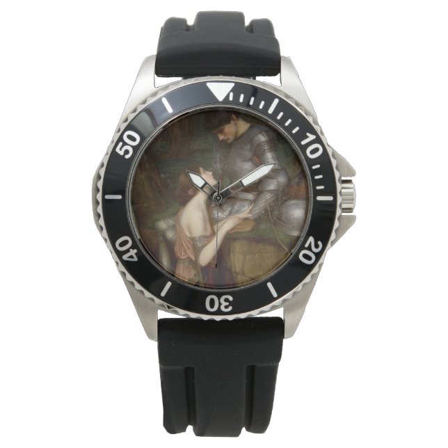 Relógio Lamia e o Soldier (por John William Waterhouse) (Frente)