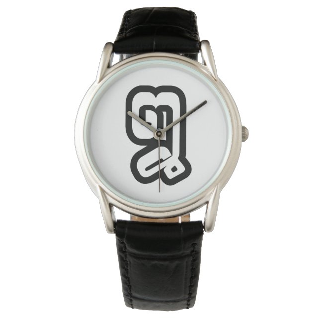 Relógio Laos / Laos Número Oito / 8 / ໘ (Mau/Pai) Laociano (Frente)