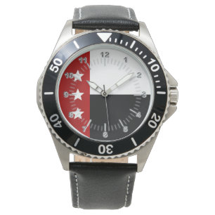 Relógio Laredo (Texas) City flag Watch