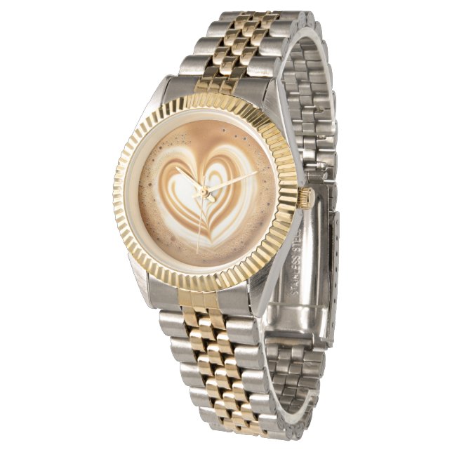 Relógio Latte art heart Watch (Angular)