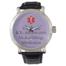 Lavendar Personalizado ID Médico