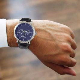 Relógio Legal avião simples Cessna e nuvens, presente pers