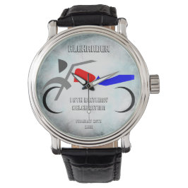 Relógio Legal Dirt Bike Masculine 16º aniversário