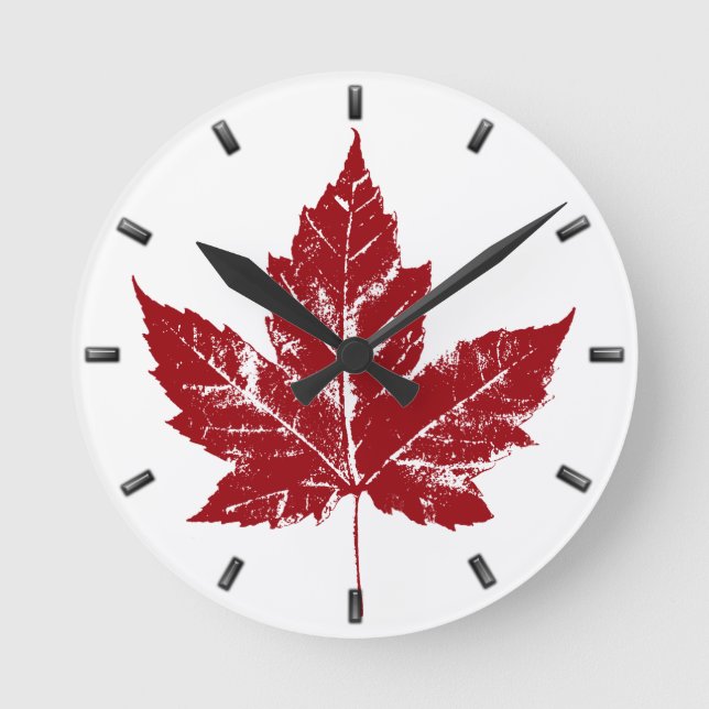 Relógio Legal do Canadá, Souvenir Wall Clocks - Pr (Frente)