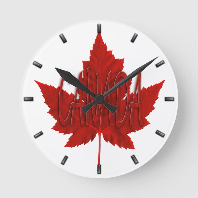 Relógio Legal do Canadá, Souvenir Wall Clocks - Pr (Frente)