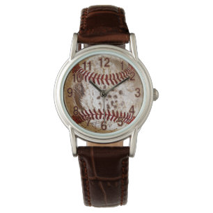 Relógio Legal Rustic BASEBALL Watch em muitos estilos