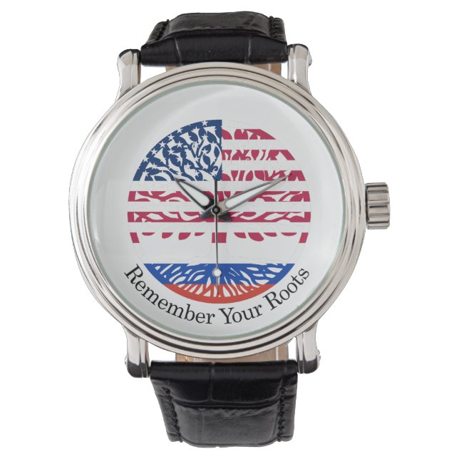 Relógio lembre-se de suas raízes (Frente)