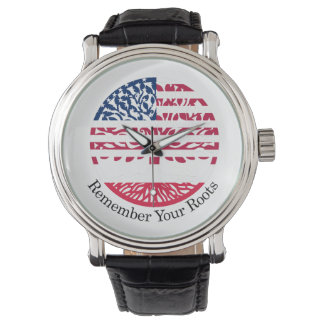 Relógio lembre-se de suas raízes