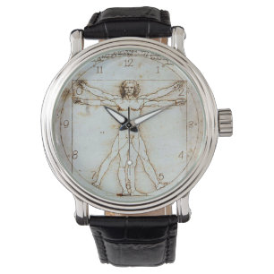 Relógio Leonardo da Vinci's Vitruvian Man Watch