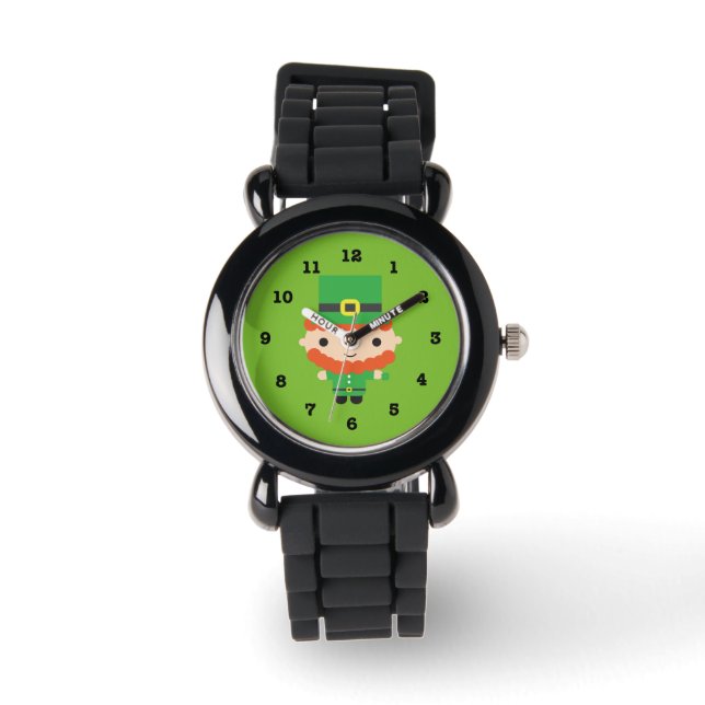 Relógio Leprechaun Kid's Watch (com números) (Frente)