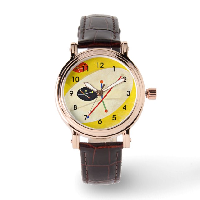 Relógio Leuk 5, pintura abstrato de Moholy-Nagy (Frente)