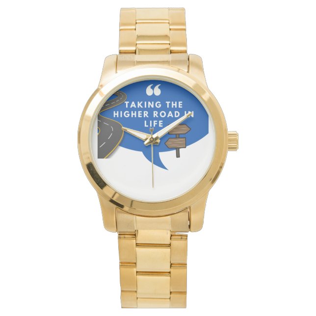 Relógio Levando a estrada do Mais alto na vida (Frente)