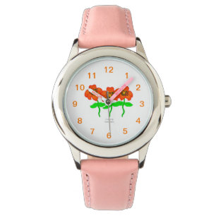 Relógio Linda Tigre Lily Steel Pink Watch