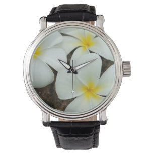 Relógio Lindos Blossomas Tropicais No Pacífico Sul