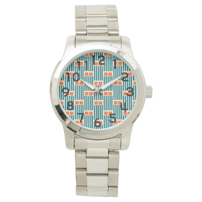 Relógio Linhas e Caixas de Teto (Frente)