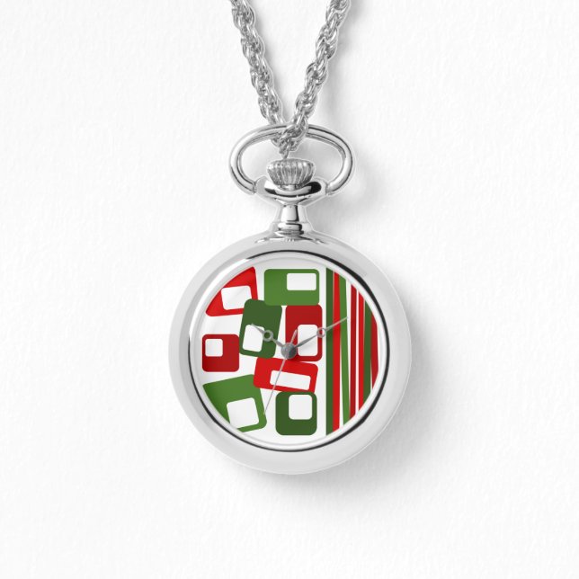 Relógio Linhas e Retângulos (Frente)