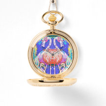 Link Flamingo Pocket Watch
