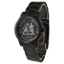 Relógio Lion of Judah - Haile Selassie - Rastafari Watch A