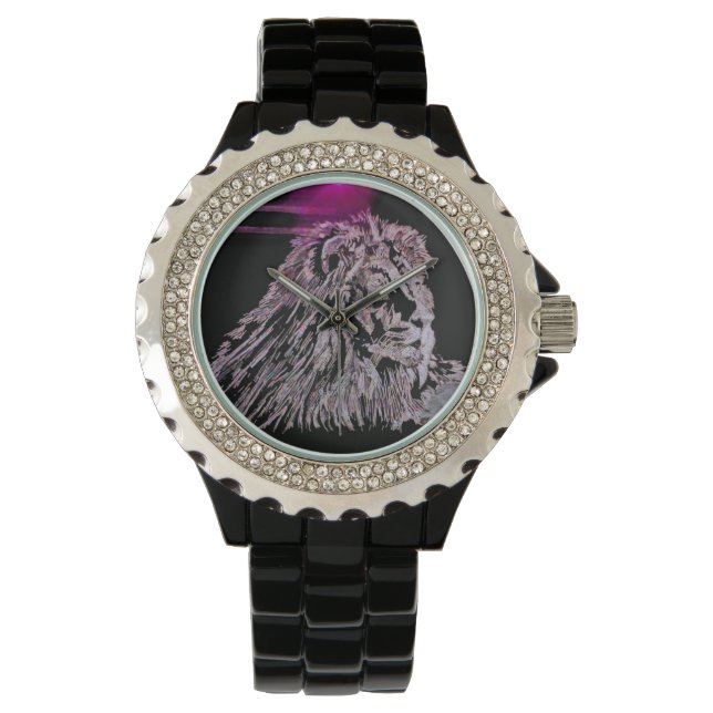 Relógio Lion - Rhinestone Watch (Frente)