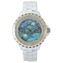 Lírios de Água Azul por Monet