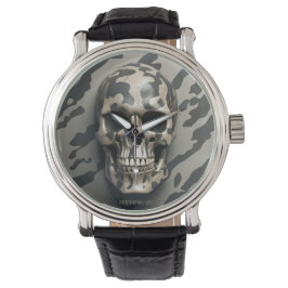 Relógio LITE EXISTENCIAL Memento Mori Camo Skull