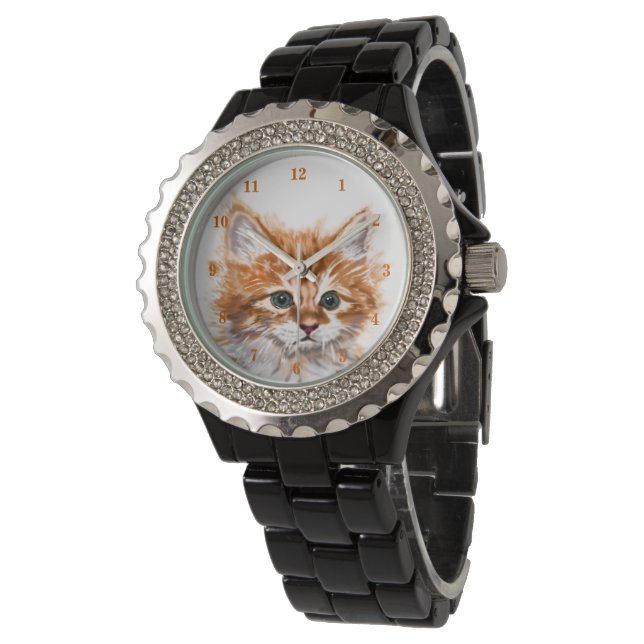 Relógio Little Cat Watch I Love Pets (Angular)