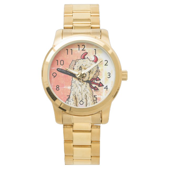 Relógio Little Devil DOODLEMOJI KiniArt Watch (Frente)