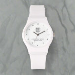 Relógio Logotipo e texto comercial da marca promocional Br<br><div class="desc">Mostre a sua marca com nosso Promocional White Watch,  personalizado com o logotipo e o texto da sua empresa. Esse cronograma elegante e sofisticado oferece uma na moda para manter a marca visível,  fazer-o como uma escolha ideal para presentes corporativos,  eventos ou ofertas de promocional.</div>