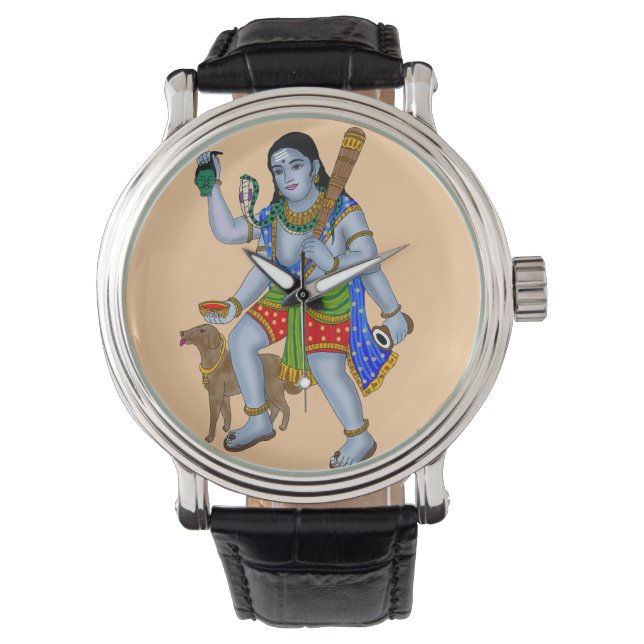Relógio Lord Bhairava Wall Clock (Frente)