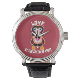 Relógio Love at the Speed of Light Penguin Gift