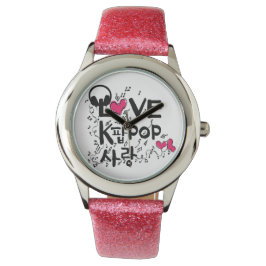 Relógio LOVE K-POP MUSIC Watch