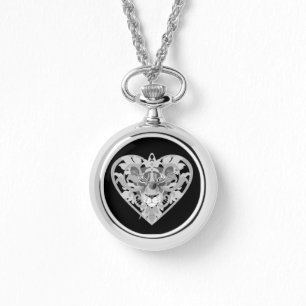 Relógio Love Lioness Locket, mulheres assistam