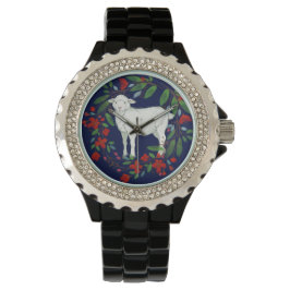 Relógio Love One Another | Lamb & Floral Watch