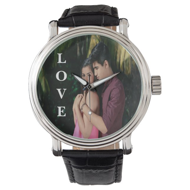 Relógio Love Personalised Photo Watch (Frente)