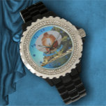Relógio Love & Serene Yelapa 0758<br><div class="desc">Ao pintar "Serene Yelapa 0758" Collection Women's Rhinestone Watch brilha com um rosto personalizável, você vai adorar olhar em seu relógio pela vez. Personalize na página do produto ou clique no botão "Personalizar" para obter mais opções de design. Design criou da minha pintura "Serene Yelapa 0758" capturando uma encosta em...</div>