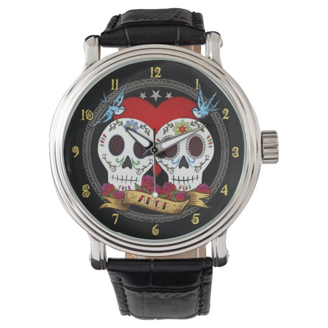 Relógio Love Skulls Watch (Frente)